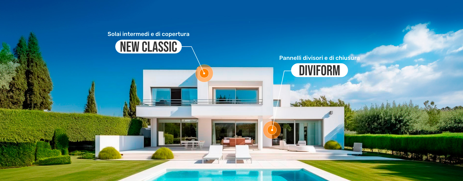 Iprodotti Bioisotherm della linea Plastbau: 'New Classic' per solai e 'Diviform' per pannelli divisori, che migliorano l'isolamento termico e la resistenza sismica